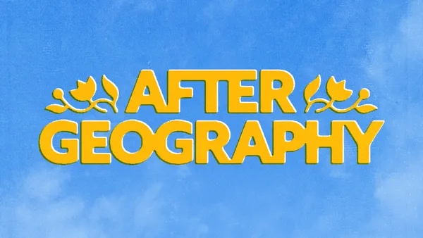 Logo After Geography - artwork musical réalisé pour After Geography en 2025
