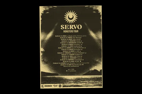 Servi Tour 24 - artwork musical réalisé pour Servo en 2024