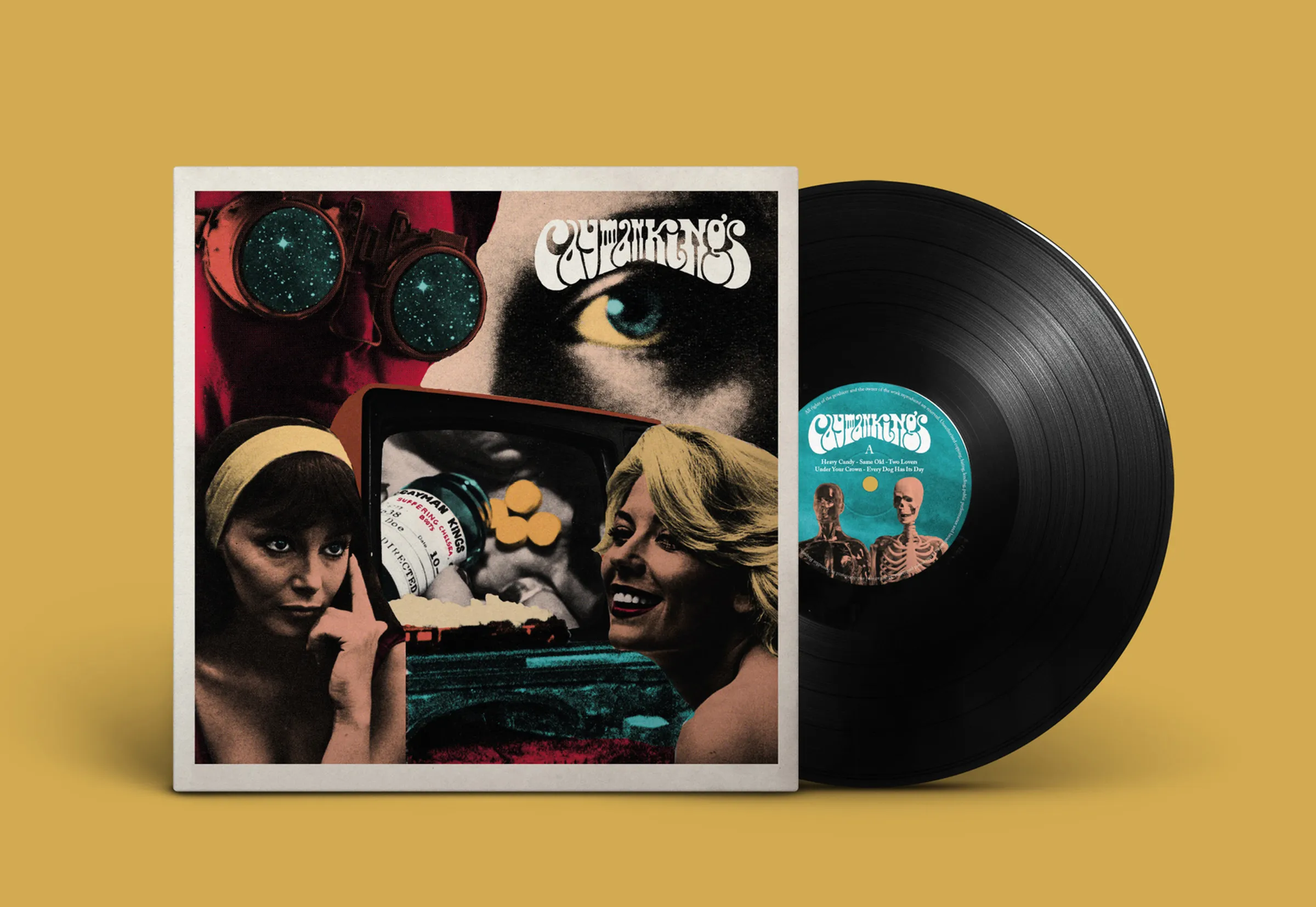 Suffering Chelsea Boots - artwork musical réalisé pour Cayman Kings en 2016